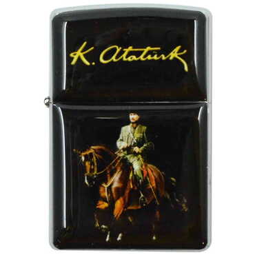 Ataturk Themed Custom Printed Metal Gasoline Lighter - 7