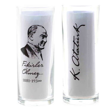 Ataturk Themed Custom Printed Raki-Ouzo Glass - 6