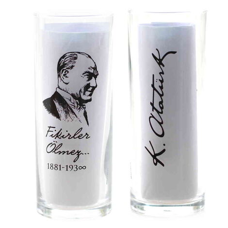 Ataturk Themed Custom Printed Raki-Ouzo Glass - 6