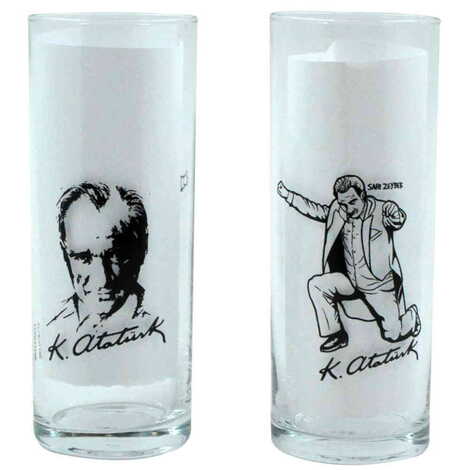 Ataturk Themed Custom Printed Raki-Ouzo Glass - 3