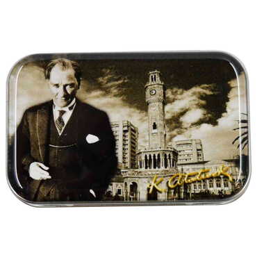 Ataturk Themed Customised Metal Sewing Kit 63x44x17 mm - 5