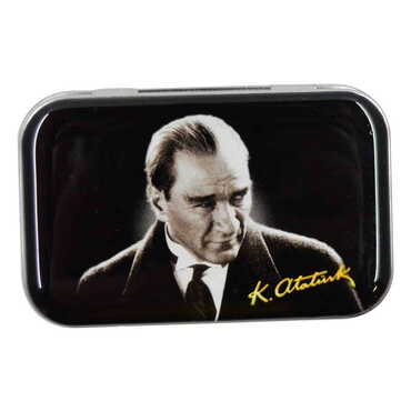 Ataturk Themed Customised Metal Sewing Kit 63x44x17 mm - 6