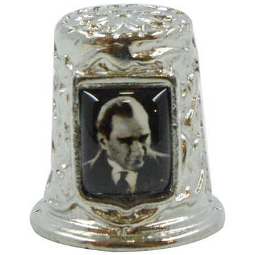 Ataturk Themed Metal Thimble 20X25 mm - 4