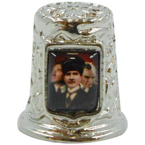 Ataturk Themed Metal Thimble 20X25 mm - 5