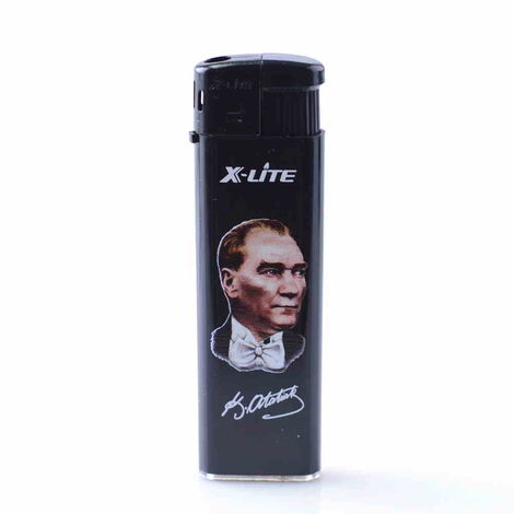 Ataturk Themed UV Plastic White Printed Lighter - 4