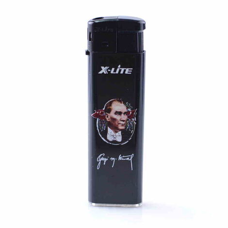 Ataturk Themed UV Plastic White Printed Lighter - 5