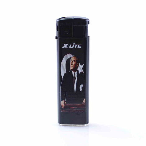 Ataturk Themed UV Plastic White Printed Lighter - 7