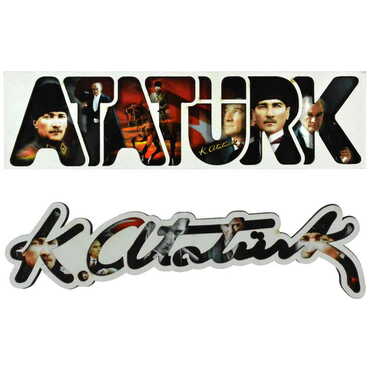 Ataturk Themed Wooden Customised City Name Letter Souvenir Fridge Magnet - 3