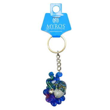 Ayvalik Themed Customised Transparent Polyester Keyring - 10