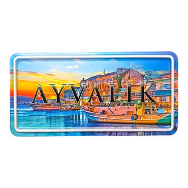 Ayvalik Themed Embossed Pvc Oppression Fridge Magnet - 5