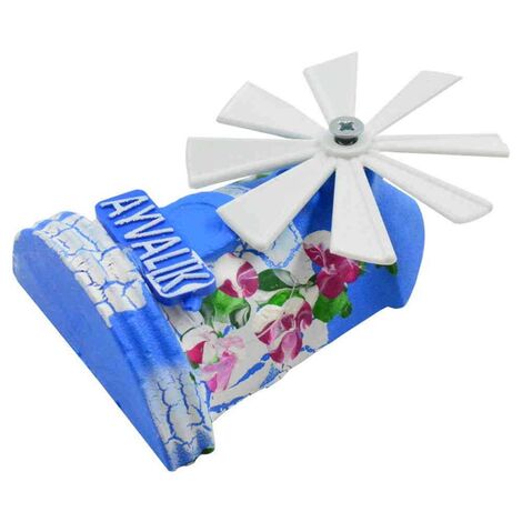 Ayvalik Themed Marine Themed Windmill Travel Fridge Magnet - 6