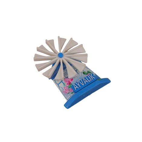 Ayvalik Themed Marine Themed Windmill Travel Fridge Magnet - 7