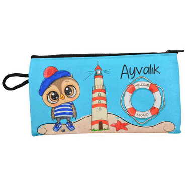 Ayvalik Themed Turkish Woven Wallet 183x97x8 mm - 8