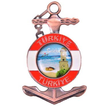 Belek Themed Customised Metal Anchor Fridge Magnet - 3