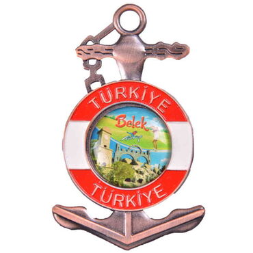 Belek Themed Customised Metal Anchor Fridge Magnet - 4