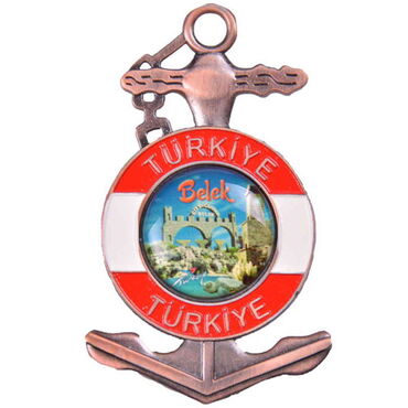 Belek Themed Customised Metal Anchor Fridge Magnet - 5