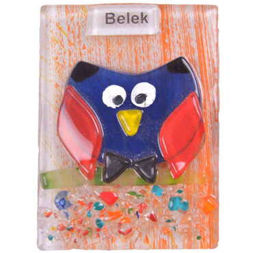 Belek Themed Glass Fridge Magnet - 5