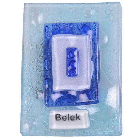 Belek Themed Glass Fridge Magnet - 8