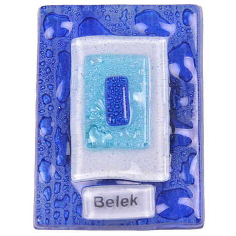 Belek Themed Glass Fridge Magnet - 9