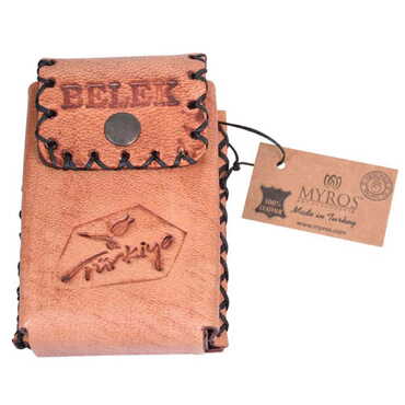 Belek Themed Leather Cigarette Case - 9