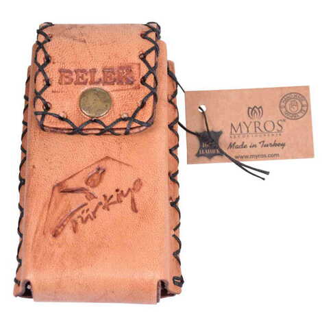 Belek Themed Leather Cigarette Case - 10