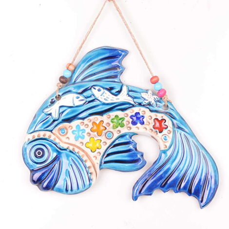 Belek Themed Nautical Ceramics Fourth Size Wall Hanging - 2