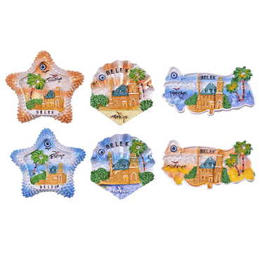 Belek Themed Polyester Fridge Magnet - 2