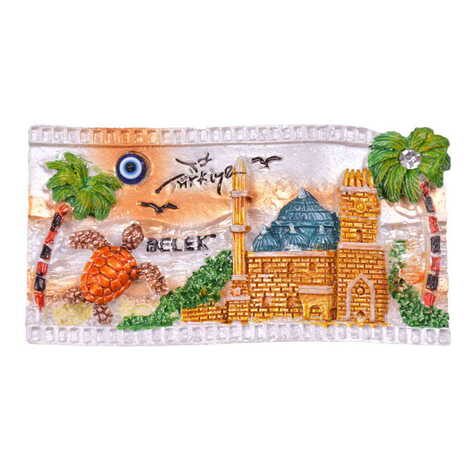 Belek Themed Polyester Fridge Magnet - 7