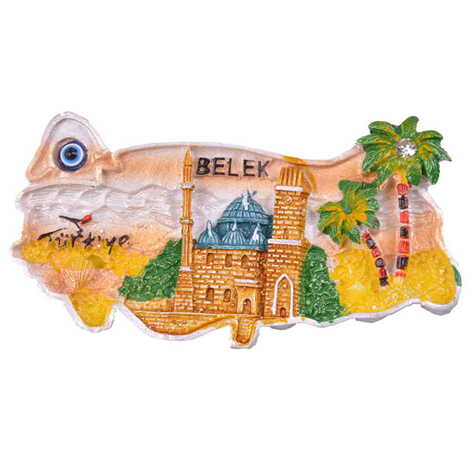 Belek Themed Polyester Fridge Magnet - 13