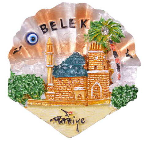 Belek Themed Polyester Fridge Magnet - 15