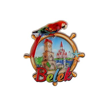 Belek Themed Polyester Printed Fridge Magnet - 11