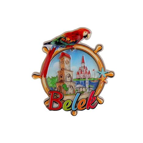 Belek Themed Polyester Printed Fridge Magnet - 11