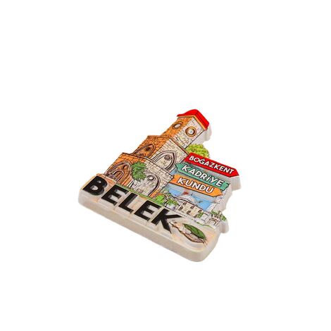 Belek Themed Polyester Printed Fridge Magnet - 16