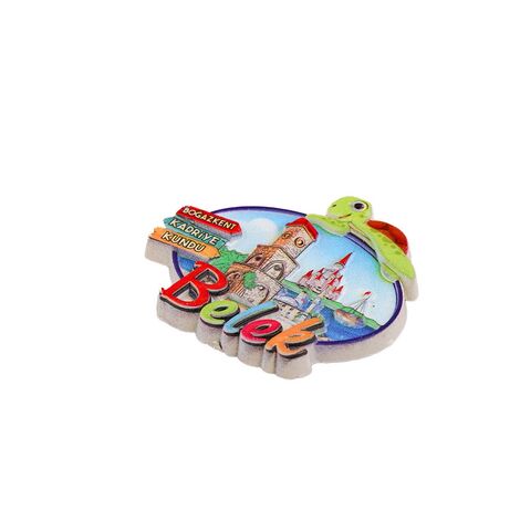 Belek Themed Polyester Printed Fridge Magnet - 13