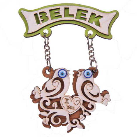 Belek Themed Wooden Customised Souvenir Fridge Magnet - 4