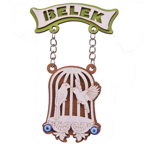 Belek Themed Wooden Customised Souvenir Fridge Magnet - 5