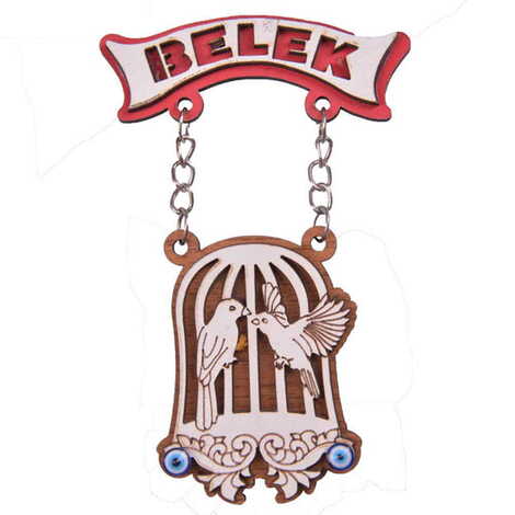 Belek Themed Wooden Customised Souvenir Fridge Magnet - 6