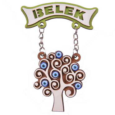 Belek Themed Wooden Customised Souvenir Fridge Magnet - 9