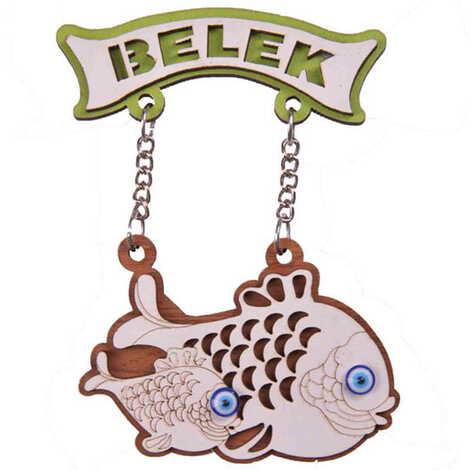 Belek Themed Wooden Customised Souvenir Fridge Magnet - 15