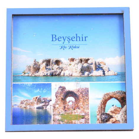 Toptan Beyşehir Temalı C Serisi Resimli Ahşap Magnet 90x120 mm - 5