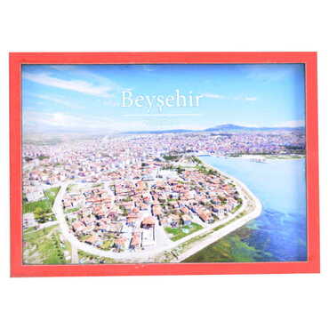 Beysehir Themed Wooden Cute Animals Souvenşr Fridge Magnet Serie C 90x120 mm - 6