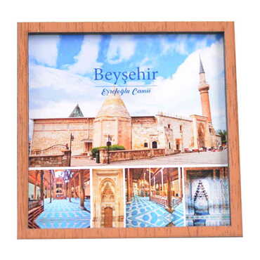 Beysehir Themed Wooden Cute Animals Souvenşr Fridge Magnet Serie C 90x120 mm - 7