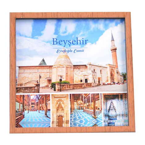 Beysehir Themed Wooden Cute Animals Souvenşr Fridge Magnet Serie C 90x120 mm - 7