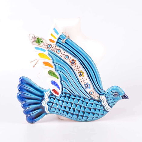 Bird Themed Nautical Ceramics Sixth Size Wall Hanging - 4