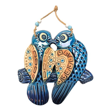 Bird Themed Nautical Ceramics Third Size Wall Hanging - 4