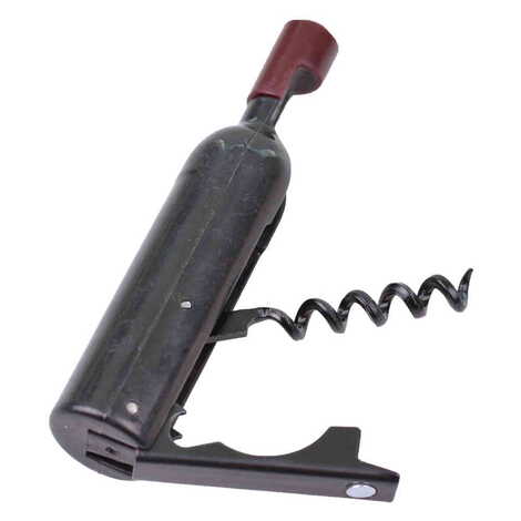 Blank Bottle Shaped Wine Bottle Corkscrew 115x25x25 mm - 1