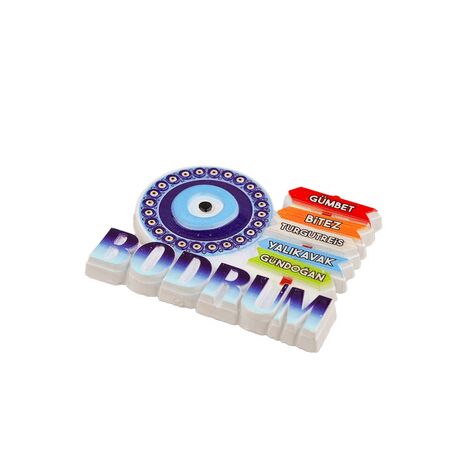 Toptan Bodrum Temalı Polyester Baskılı Magnet - 11