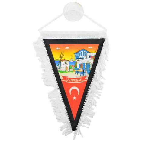 Toptan Bodrum Temalı Üçgen Flama 10X15 cm - 4