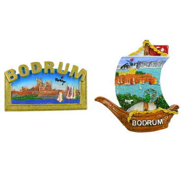 Bodrum Themed Bodrum Themed Polyester Fridge Magnet - 2