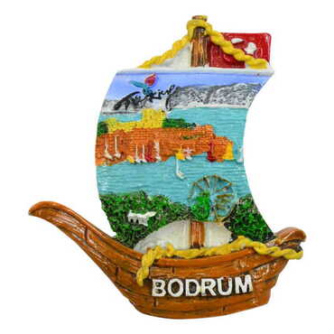 Bodrum Themed Bodrum Themed Polyester Fridge Magnet - 3